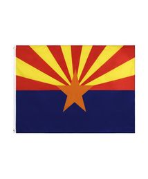 3x5 pieds 90150cm drapeau de l'état de l'arizona des états-unis 100 drapeaux de bannière de Polyester de l'état d'az usine directe 6469161