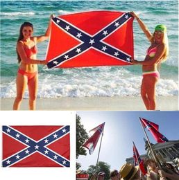 3x5 fts Deux côtés Imprimé drapeau confédéré US Battle Flags du Sud Flag de la guerre civile pour l'armée de la Virginie du Nord 90x150C7698632