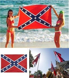 3x5 fts Deux côtés Imprimé drapeau confédéré US Battle Flags du Sud Flag de la guerre civile pour l'armée de la Virginie du Nord 90x150C8268568
