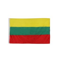 3x5ft 150x90cm Litouwse vlag en banner Hoogwaardige digitale bedrukte polyester reclame outdoor indoor, populairste vlag
