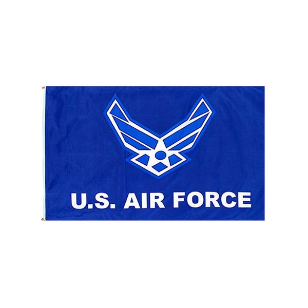 Banderas personalizadas de la Fuerza Aérea de EE. UU., 3x5 pies, 150x90cm, publicidad colgante de tela de poliéster, haz tus propias banderas, envío gratis