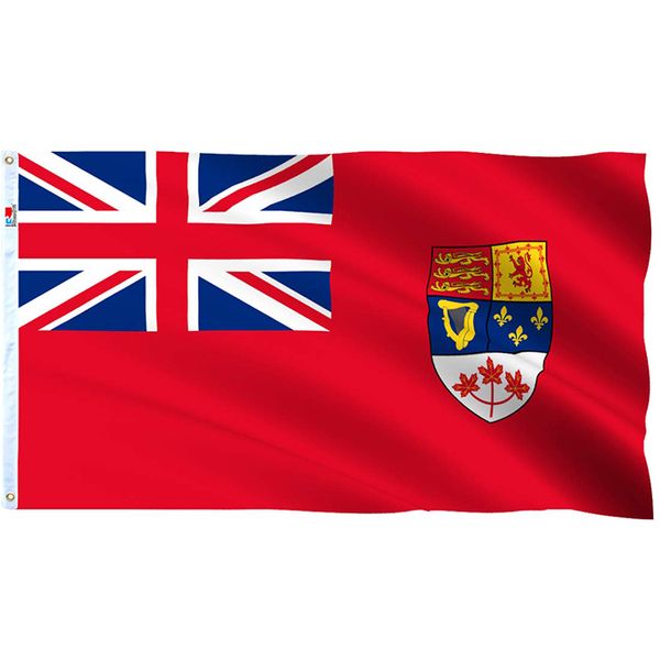 Bandera de bandera roja canadiense de 3x5 pies, uso en interiores y exteriores de alta calidad, todos los países, poliéster impreso Digital, envío gratis