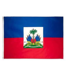 Bannières de drapeaux Haïti personnalisés 3x5ft du fournisseur de drapeau de Chine Fournisseur de haute qualité 100d Polyester suspendu volant National Drop 8055851