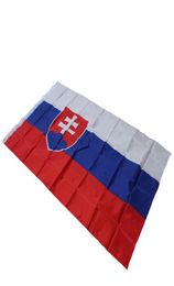 Drapeau slovaque personnalisé de 3x5 pieds, en Polyester imprimé numérique de faible et de haute qualité, pour publicité extérieure et intérieure, drapeau le plus populaire 3243441