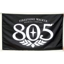 Drapeau de bière Firestone Walker 805, 3x5 pieds, conception personnalisée, impression double face, Club de sport, livraison rapide