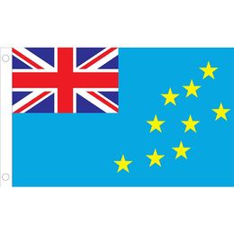 3x5ft drapeau de Tuvalu prix pas cher impression simple face Polyester imprimé numérique utilisation intérieure extérieure, livraison gratuite