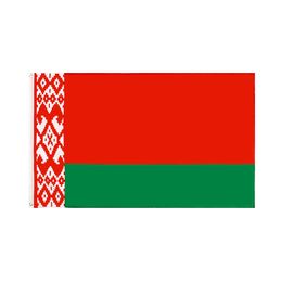 3x5Fts 90x150cm Wit-Russische Nationale Republiek Wit-Rusland Vlaggen Wit-Rusland Vlag Banner Polyester Banner voor Binnen Buiten Decoratie Directe Fabriek Groothandel