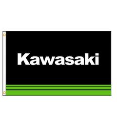 3x5fts Japon Kawasaki Motorcycle Racing Flag for Garage Decoration Banner5194473