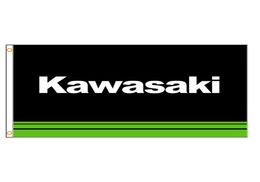 3x5fts Japon Kawasaki Motorcycle Racing Flag for Garage Decoration Banner5926534