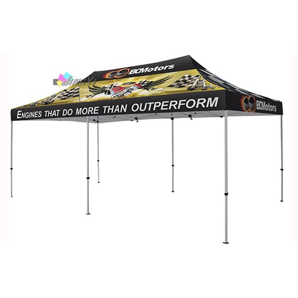 3X6M logotipo personalizado impreso publicidad exterior dosel de exposición plegable Pop up fácil de alta calidad marquesina carpa Gazebo