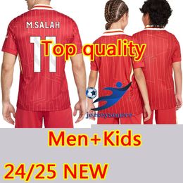 3xl 4xl 2024 2025 Soccer Jerseys Men Football Shirt 24 25 Live Rpoolfc Gakpo Darwin Luis Diaz Arnold Mac Allister Home Away 3rd Jersey Kit Men and Kids Kit Shirts