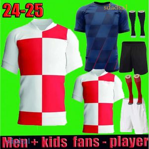 3xl 4xl 2024 Euro Cup Modric Soccer Jerseys Equipo nacional 24 25 Home Away Brekalo Perisic Brozovic Kramaric Rebic Livakovic Football Shirt Men Kids Kids