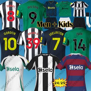 3xl 4xl 23 24 25 Green New Cas Tle Isak Soccer Jersey Tonali Match Edition Botman Bruno Wilson Joelinton Nufc Football Shirt Gordon Trippier Men Kit Kid