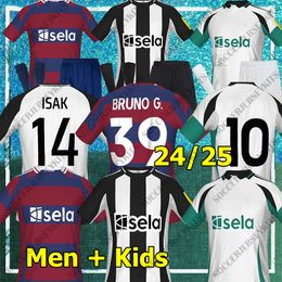 3xl 4xl 23 24 25 Green New Castle Isak Soccer Jersey United Tonali Match Edition Botman Bruno Wilson Joelinton Nufc Football Shirt Gordon Trippier Men Kit Kid Kid