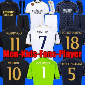 3XL 4XL 23 24 BELLINGHAM Soccer Jerseys 2023 REAL MADRIDS VINI JR BENZEMA CAMAVINGA RODRYGO RUDIGER MODRIC KROOS TCHOUAMENI VAERDE HOMMES ENFANTS Chemise Uniformes