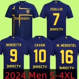 3xl 4xl 24 25 Boca Juniors Soccer Jerseys Special 2024 2025 Football Shirts Men Kids Kit Kit Cavani Janson Medina Villa Fernandez Benedetto Zeballos Blondel Barco