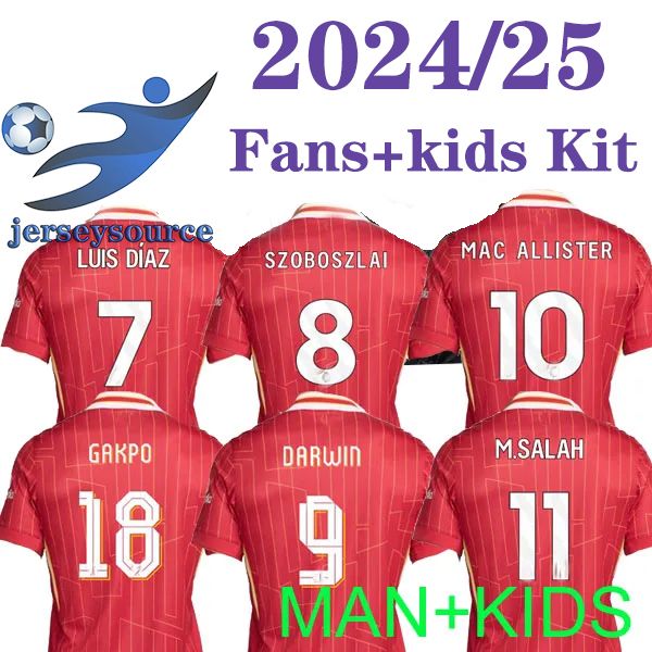 3xl 4xl 24 25 Saison Soccer Jerseys Red Fan Player Version 2024 Football Shirts Men Kids Uniforms Special Jersey 2025 Home Red Away Third White Black Settes 24/25 SESW