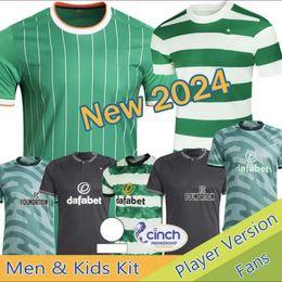 3xl 4xl 24 25 camisetas de fútbol a casa Kyogo Edouard 2023 Elyounoussi Turnbull Ajeti Christie Jota Griffiths Forrest 2024 2025 Men Kit Uniformes Fútbol Camisa de fútbol