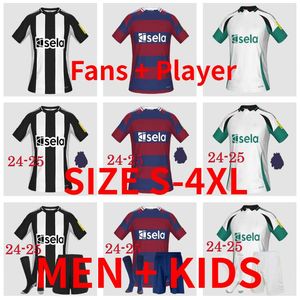 3xl 4xl 24 25 Tonali Bruno G. Voetbaljerseys 2024 2025 Player -versie Saint Wilson Maximin ISAK NUFC JOELINTON TRIPPIER ALMIRION SHELVEY VERENIGDE Voetbalkshirt Men Kids