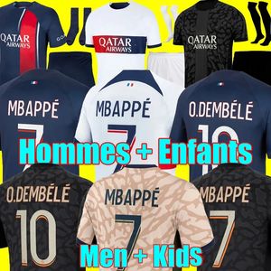 3xl 4xl Mbappe Dembele Hernandes Kolo Muani Jerseys Hakimi Skriniar 2023 2024