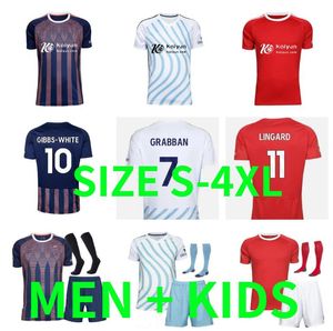 3XL 4XL NoTTIngham 23 24 Lingard Soccer Jerseys Grabban Johnson Surridge 2023 2024 Camisetas de fútbol Hombres Kit para niños Forest Awoniyi AMEOBI KROVINOVIC ELANGAS GIBBS-BLANCO