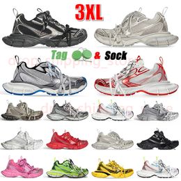 3XL Sneakers Designerschoenen voor heren Dames Extra veters Luxe sneakers Reflecterend detail Tess.s. Gomma leren tennissneaker Versleten effect Nylon bedrukte schoen 36-45