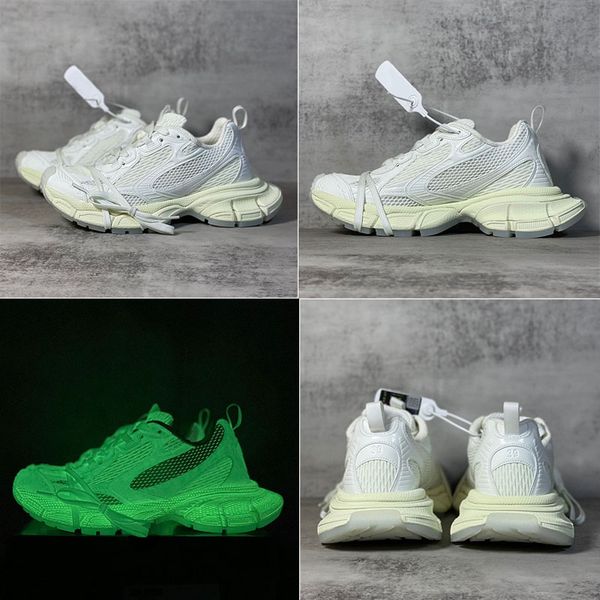 3xl Syede Version lumineuse usée Effet pour femmes chaussures de fête uniques sneakers de créateurs de mode Men de jogging chaussures de sport