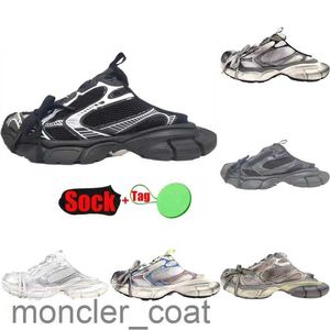 3xl Trainer Mule Casual schoenen Paris Men Dames Die Bottom Silver Gray Triple Black Wit Multi Mens Summer Sport Loafers Flat Breathable Designer Sneakers 36-46
