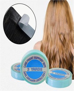 3 yardas 1 UNID Cinta adhesiva de doble cara extraordinariamente impermeable para cintas de extensión de cabello de trama de piel Peluca Postizo 300 cm de alta calidad2025708