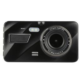 4 0 IPS Screen Car DVR Dash Camera Recorder Recorder Car Board Box Full HD 1080P 2CH 170 ° ANGLE ANGLE VIEUX VISION NIGHT