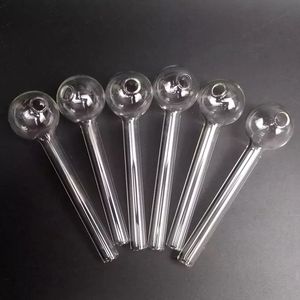 4,1 pouces de tuyau de verre transparent ongles de tuyau de tuyau de tuyau bloquant 105mm pyrex verre brûleur de verre de 105 mm de 105cm longueur épaisseur transparente grande tubes fumeurs pour fumeurs