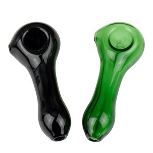 Pipe à main classique de 4,1 pouces avec verre borosilicate de haute qualité et trou de carburateur sur le côté gauche pour des coups en douceur