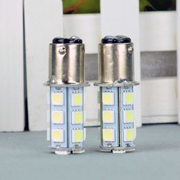 LED-auto gloeilamp T25 S25 1157 BA15S 18 SMD 12V witte LED-lamp Koepelstaart Stop Parkeren Gauge Licht Universele LED-lamp