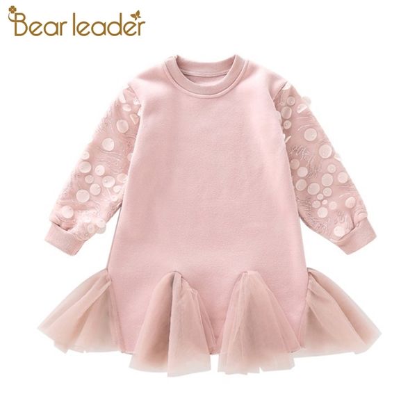 Vestido para niñas de 4 a 13 años, ropa bonita para niños, vestidos de princesa de encaje de manga larga con cuello redondo de otoño, disfraz elegante para chico 210429