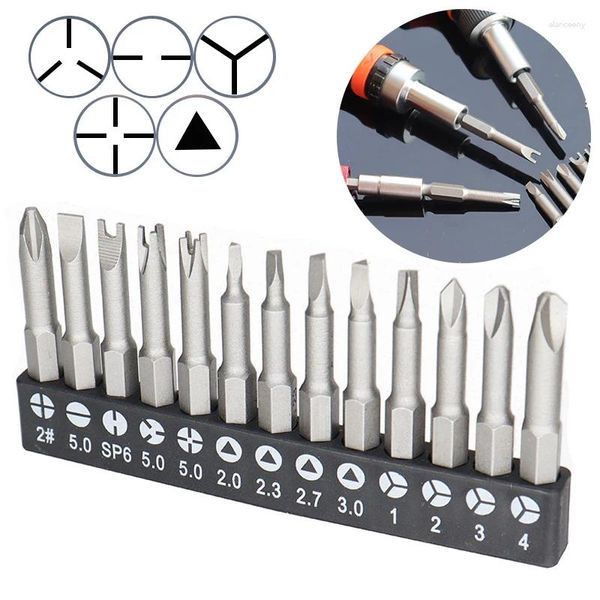 Jeu de tournevis de forme spéciale, 50mm, Triangle de Type Y en forme de U, croix intérieure à trois Points, accessoires d'outils, 4 à 13 pièces