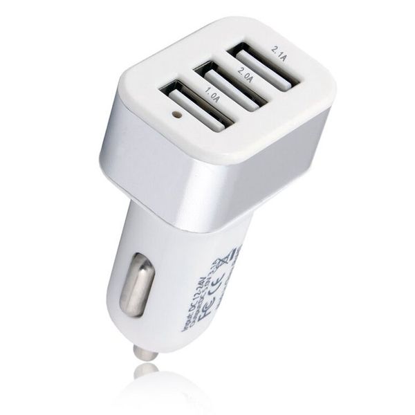 4,1 A 3 Ports Schnellladegerät USB-Ladegeräte Autoladegerät Traver Auto-Adapter für iPhone 5 6S 7 Plus Samsung HTC Huawei Sony Mobiltelefon Tablet PC