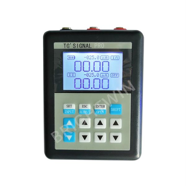 Simulador de generador de señal de voltaje de corriente de 4-20mA, 0-10V, 24V CC, módulo calibrador de bucle de 4-20mA, probador de 4-20mA, simulador de 0-20mA, 24V Ge183W
