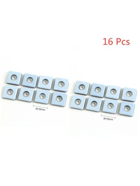 4-24 pcs / lot 19-65 mm Pousque de glissement de meubles avec vis, table et chaise Pied Mobile Corner Crash Floor Protection