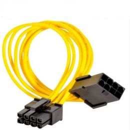 Arnés de cables PCI Express de 4,2 MM, 40cm, 18 AWG, 8 pines, extensión de alimentación PCI-E, Cables de extensión de alimentación PCI Express PCIe macho a hembra