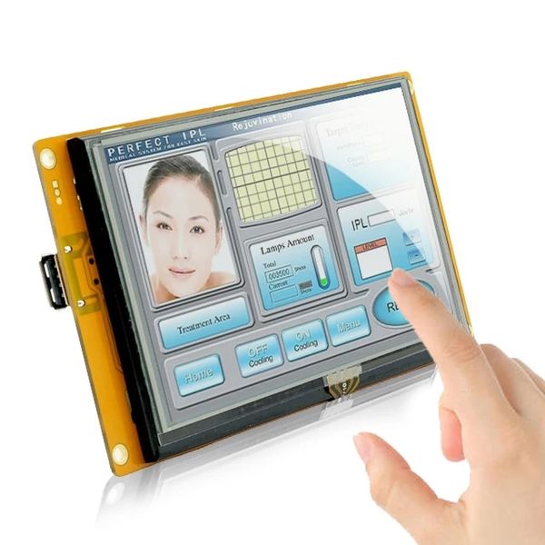 Panel táctil capacitivo de 4.3 pulgadas Pantalla de pantalla del módulo LCD LCD para Raspberry Pi 3 B+