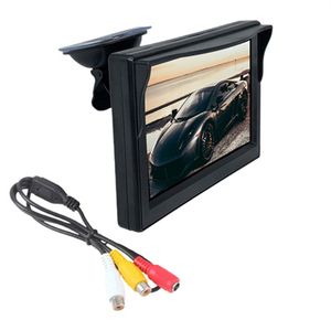 4,3 inch auto -videomonitor TFT LCD 2 -weg Input Digital voor parkeren achteruitrijcamera DVD VCD -auto -accessoire