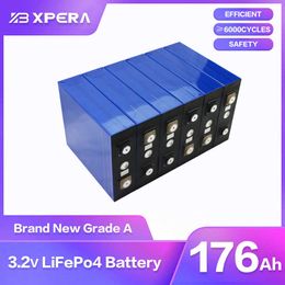 4-32 pièces 3.2V lifepo4 176Ah batterie Grade A lifepo4 batterie bricolage cellule solaire batterie rechargeable Pack pour RV EU US exonération fiscale