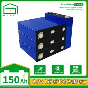 4-32 pièces nouveau 3.2V lifepo4 150Ah batterie bricolage batterie rechargeable Pack pour voiture de tourisme électrique RV cellule solaire EU US exemption fiscale