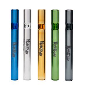 4.3 pouces Colroful Épais Pyrex Pipes À Fumer Tuyaux En Verre Porte-narguilé Filtres À Rouleaux À Vapeur Pour Tube De Tabac Fumée Bong Filtre Buse Pas Chaud À Manipuler