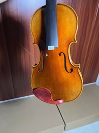 4/4 Handmade Pro Violin Rich Sound Quality Maple en sparren van topklaar om te spelen