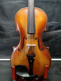 4/4 violon fait à la main sculpté Joseph Guarnerius 1742 Modèle au dos avec cas