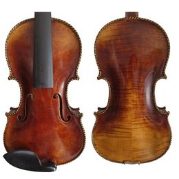 4/4 handgemaakte viool met gestreepte trim Master gemaakt rijk geluid mooie vlam graan