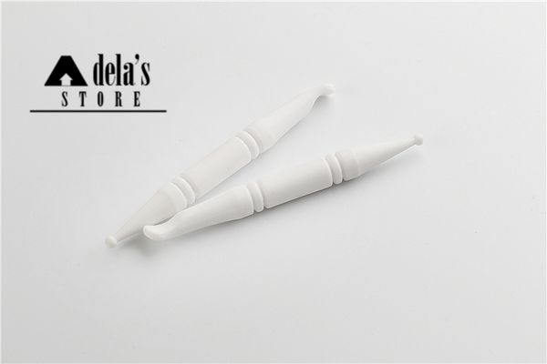 Herramienta para uñas Dabber de cerámica ahumada con bola y cuchara de longitud 112mm 60mm para herramientas de cera de aceite, plataforma Dab, también se vende cuarzo y titanio