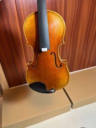 4/4 Violin Master Made Clear Sound Great CraftSmanship Minanship Maple Spruce Strad Copy