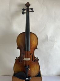 4/4 Violin Stradi Modèle 1716 Érable à érable à flammes Spruce Top Hand sculpté K3189